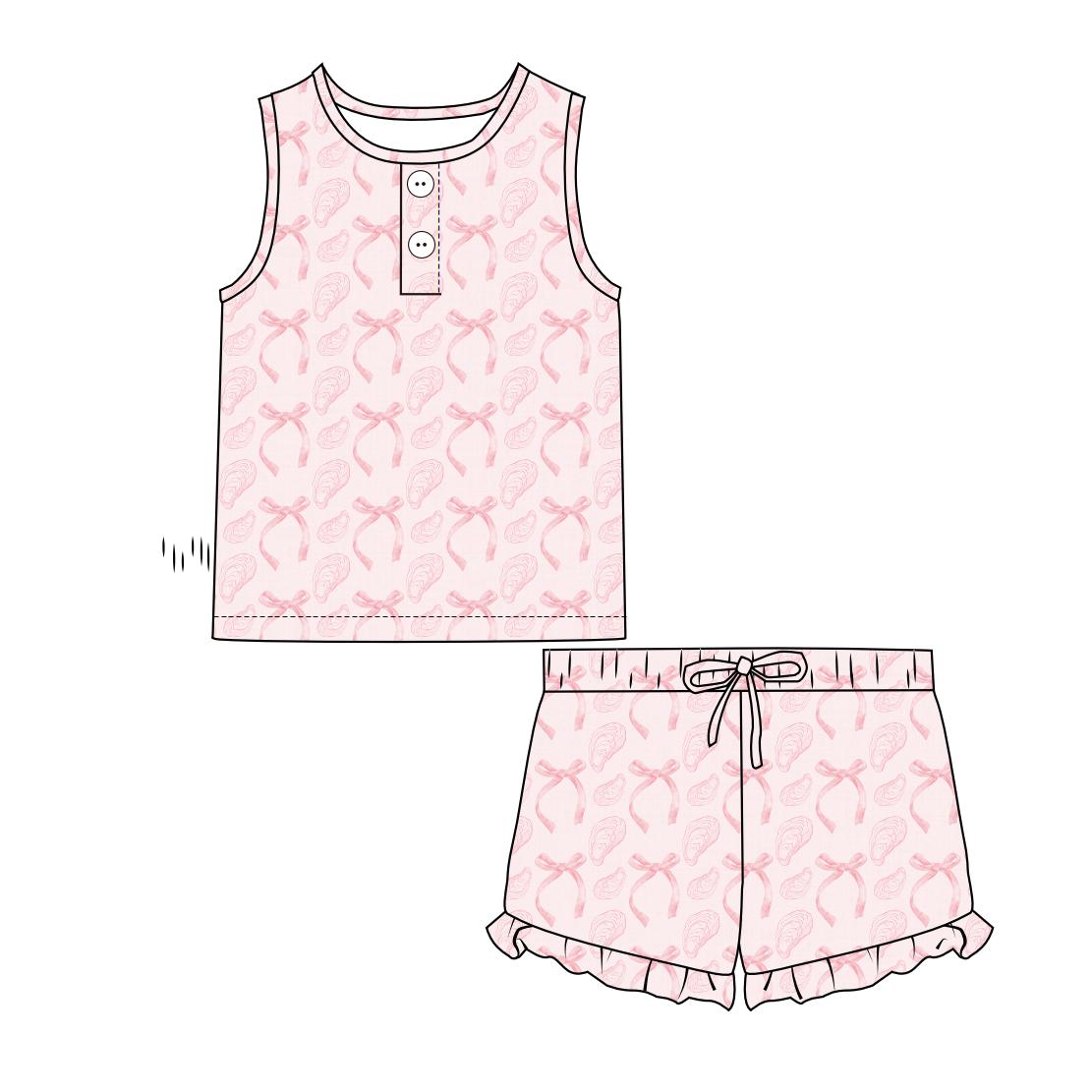 Seaside Ruffle Set | Southern Charm | Pink