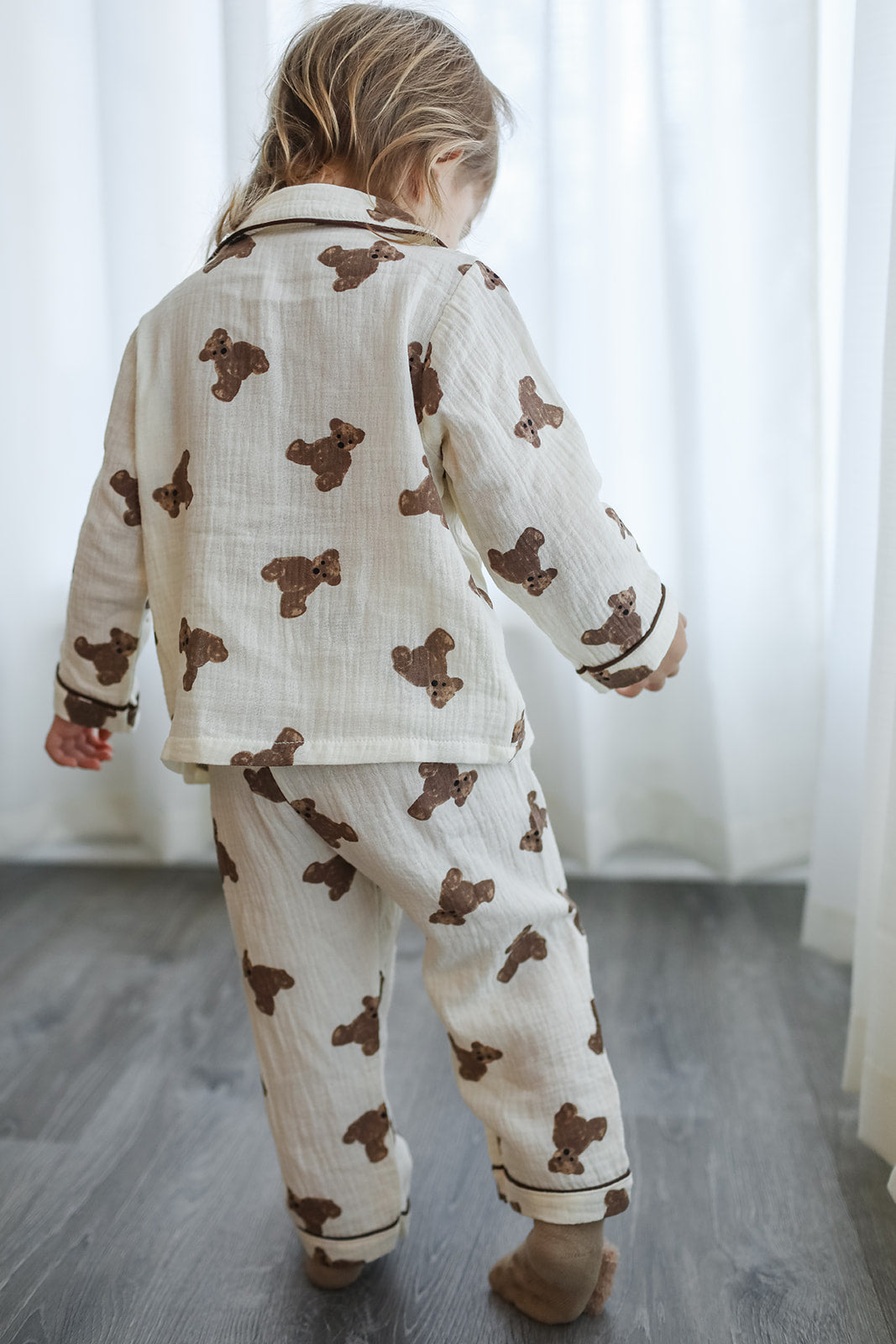 Teddy Pajama Long Set