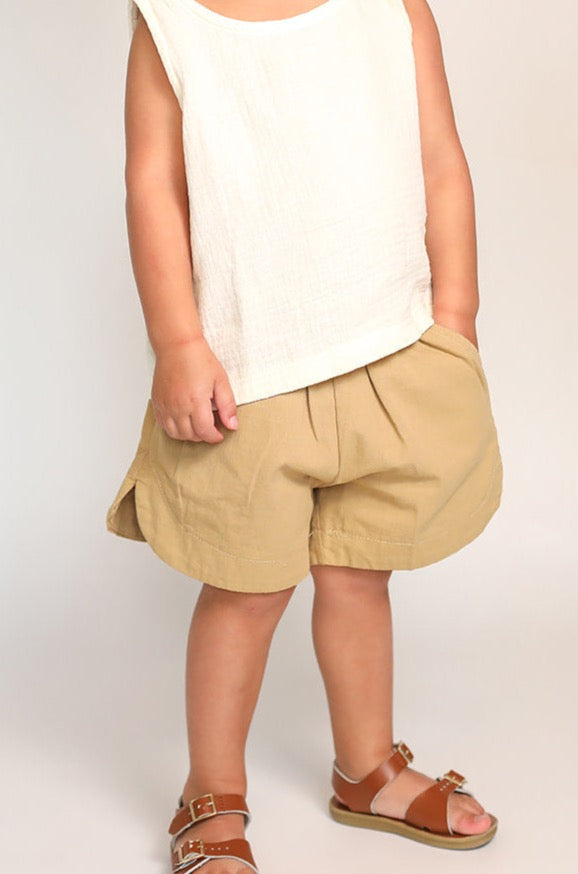 Sam Cotton Short- Beige