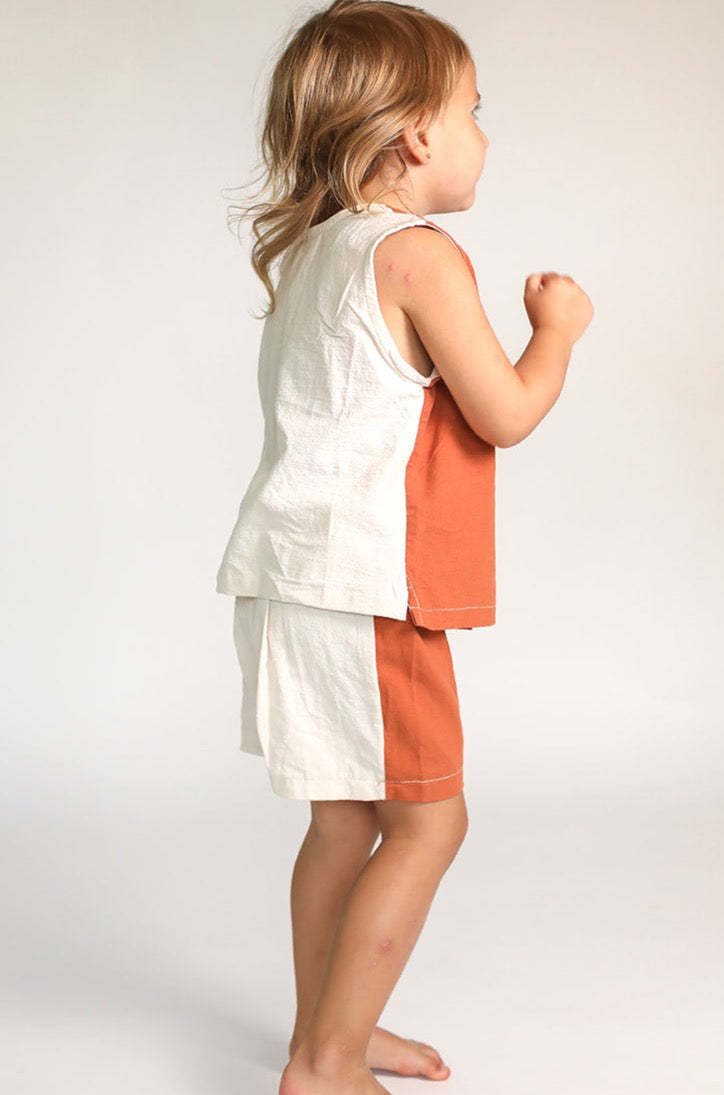 Remy Linen Tank Set Reversible