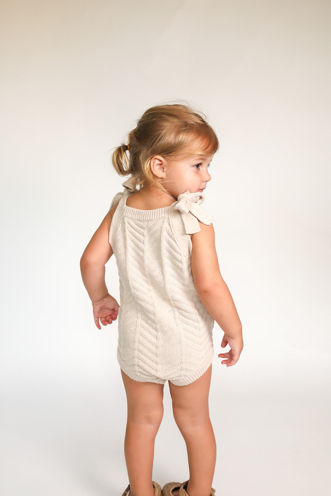 Sophia Sweater Romper- Oat