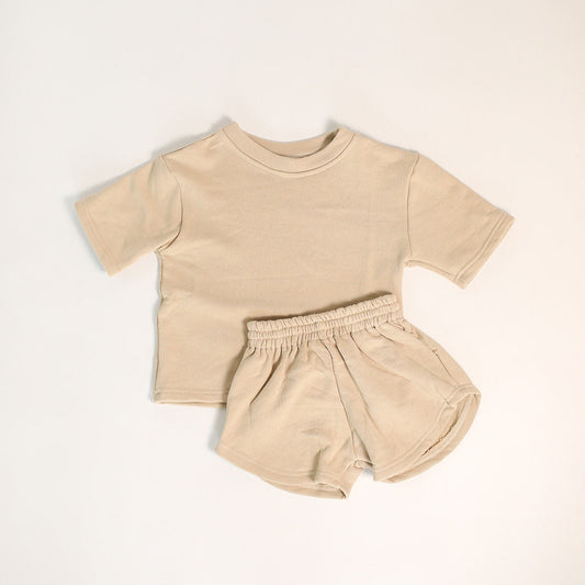 Andy Short Set- Beige