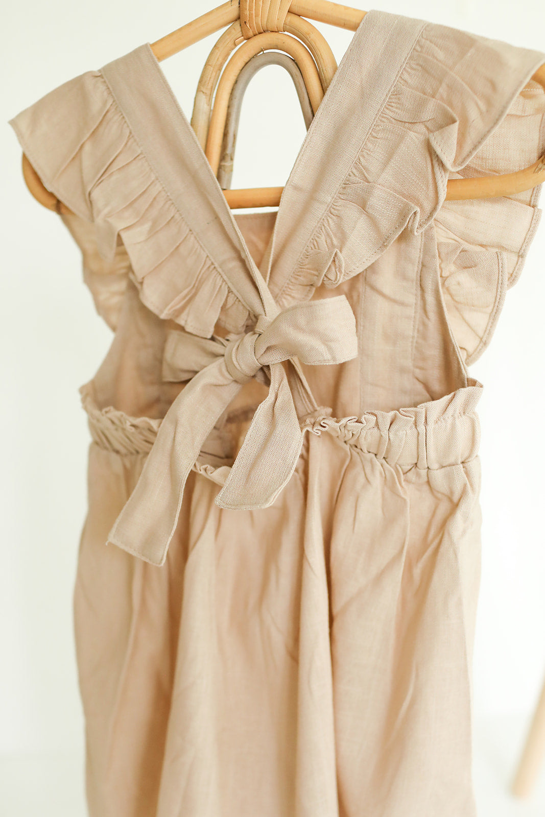 Hazel Linen Dress- Khaki