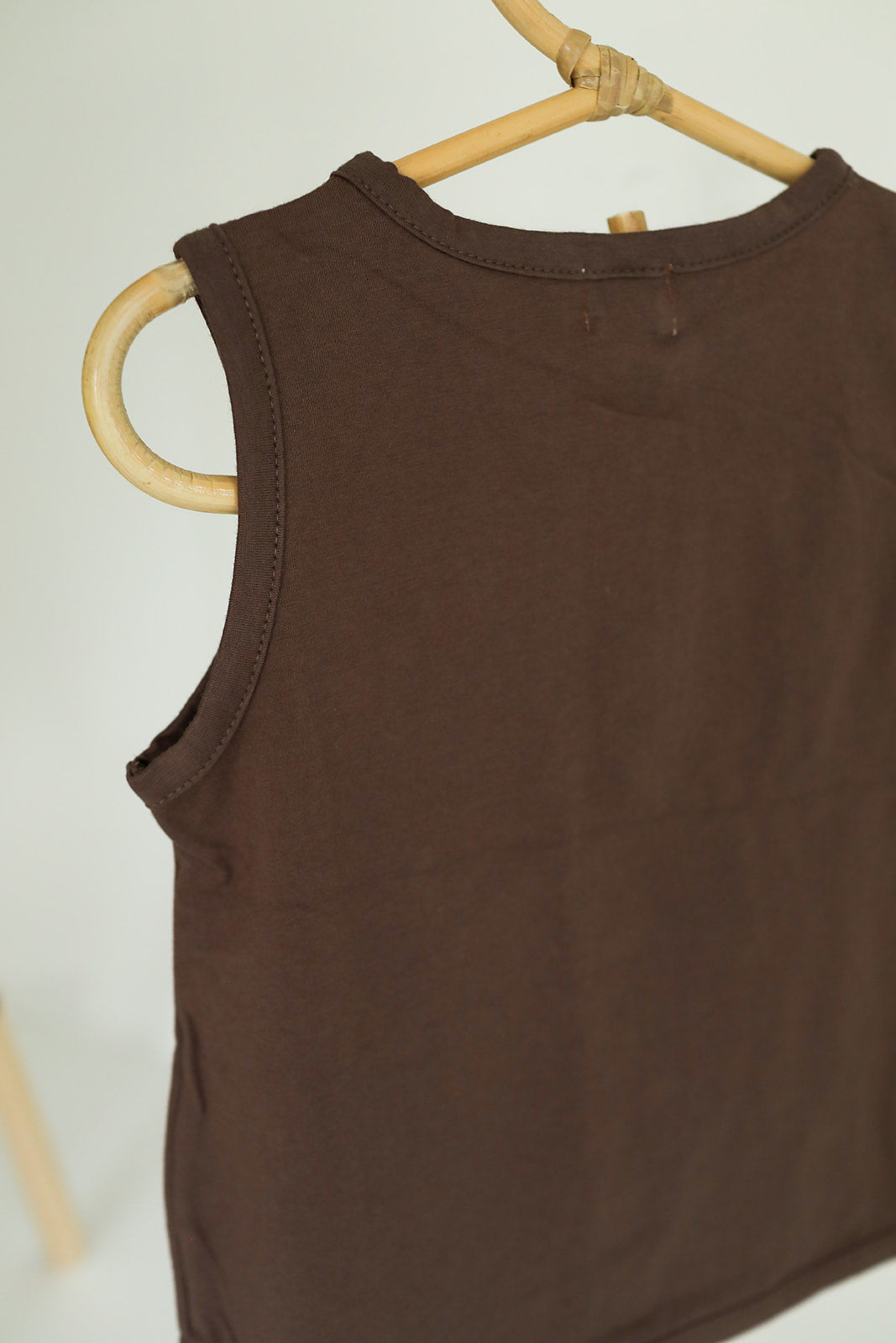 Mikey Tank Top- Brown