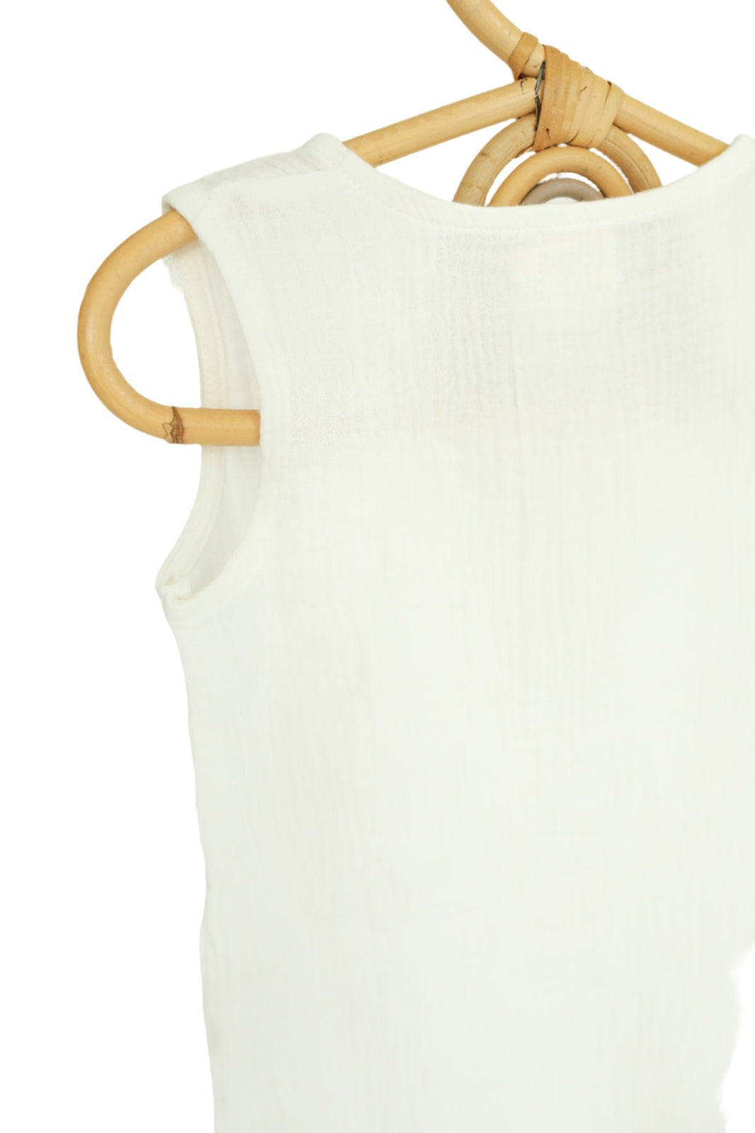 Jody Muslin Romper- White