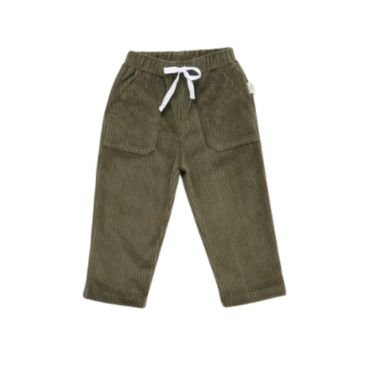 Classic Cord Trousers- Deep Green