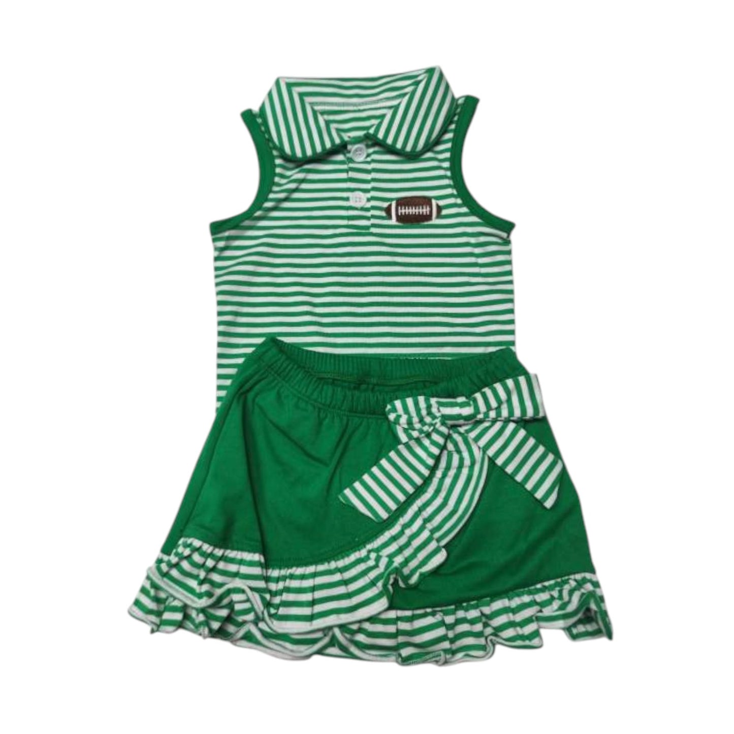 Gameday Cheer Set Green & White