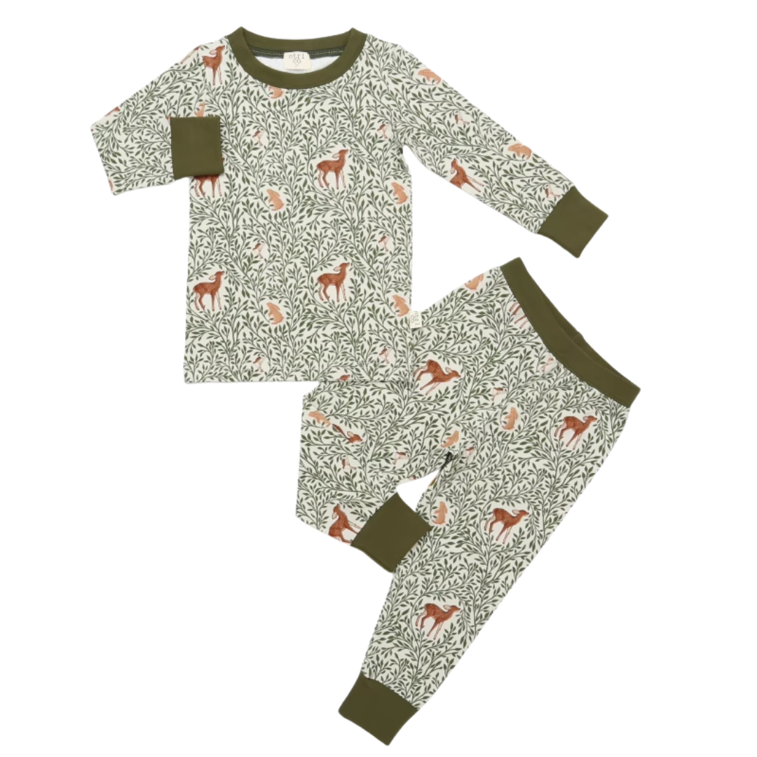 Woodland Whimsy2 Piece Pajama Set