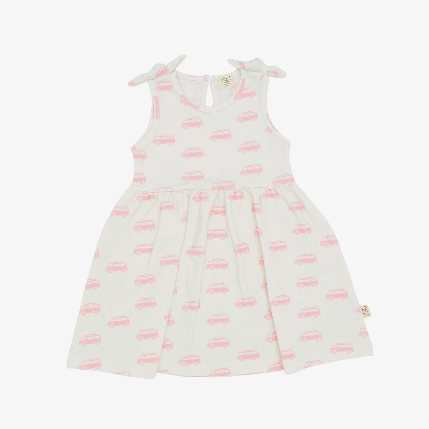 Tide With Love Sleeveless Twirl Dress | Vintage Vibes | Pink