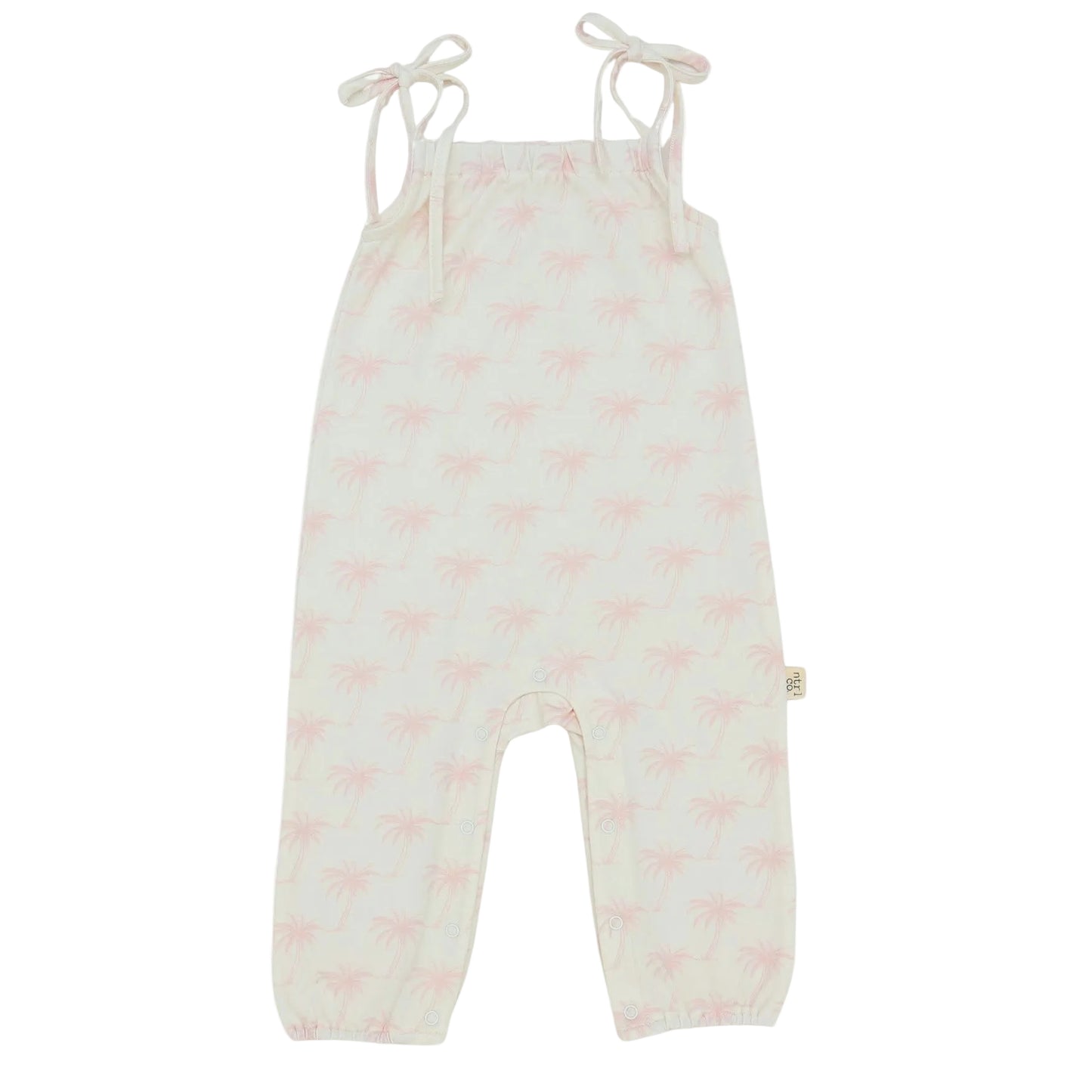 Tropical Ties Pants Romper | Palm Daze | Pink