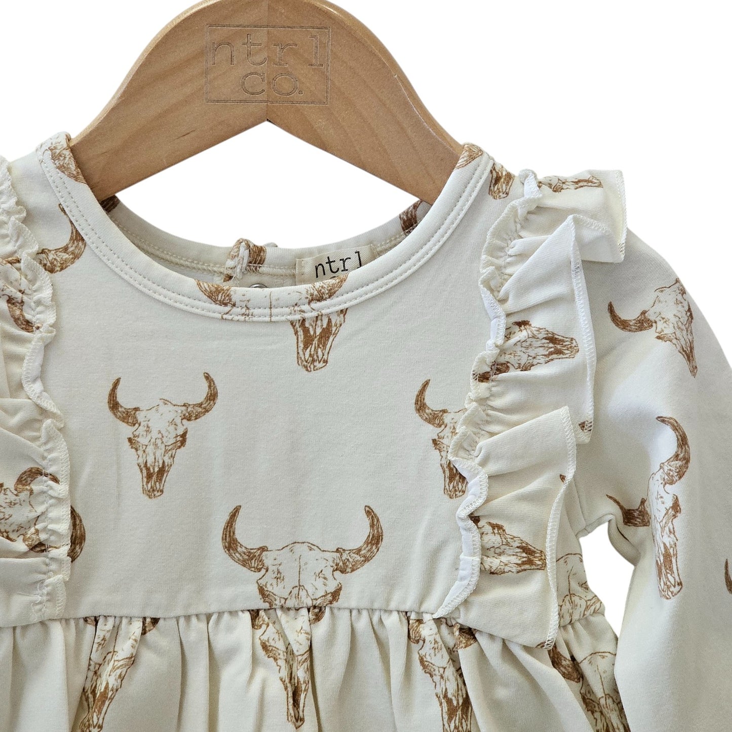 Little Longhorns Timeless Ruffle Bubble