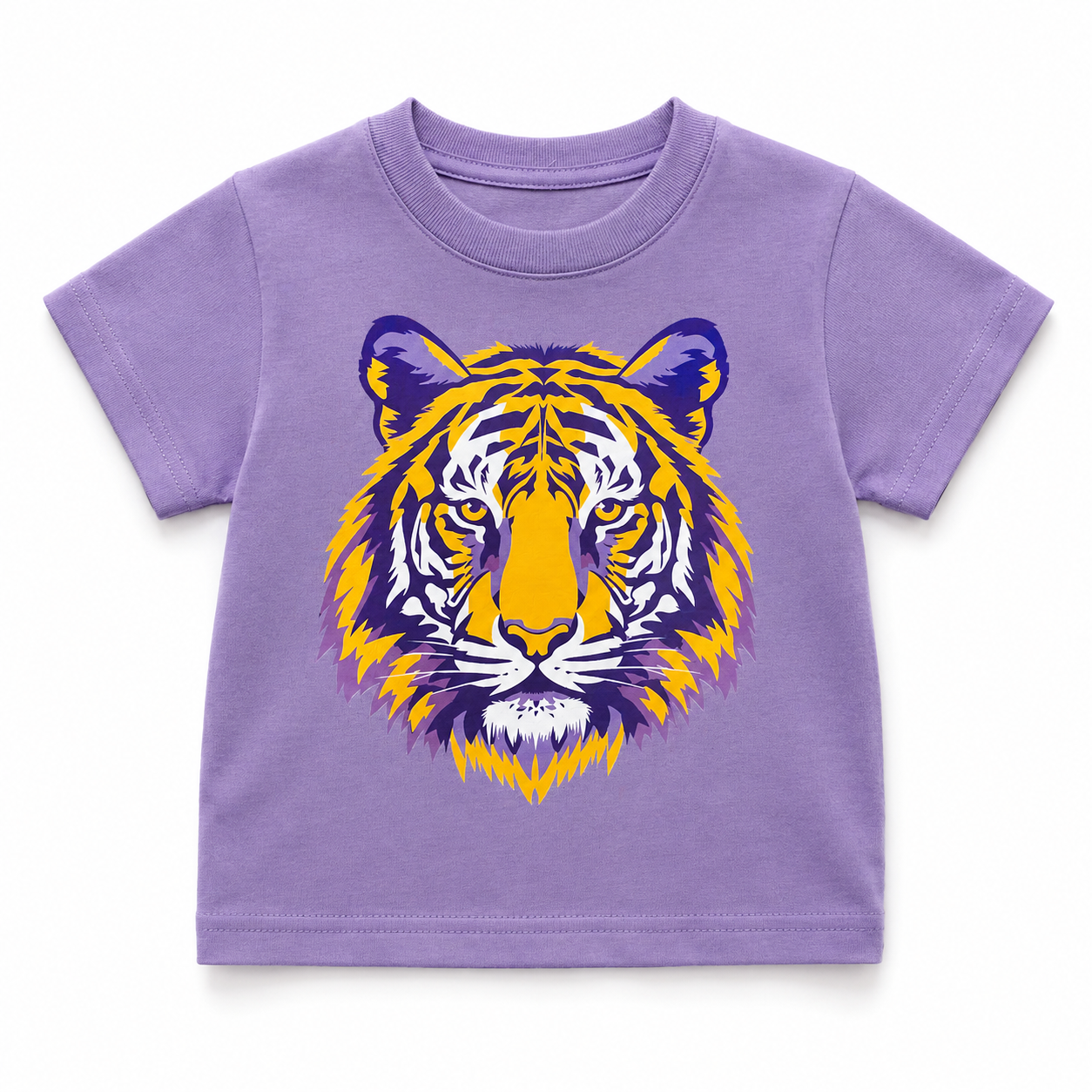 Purple & Gold Tiger Game Day Graphic Tee
