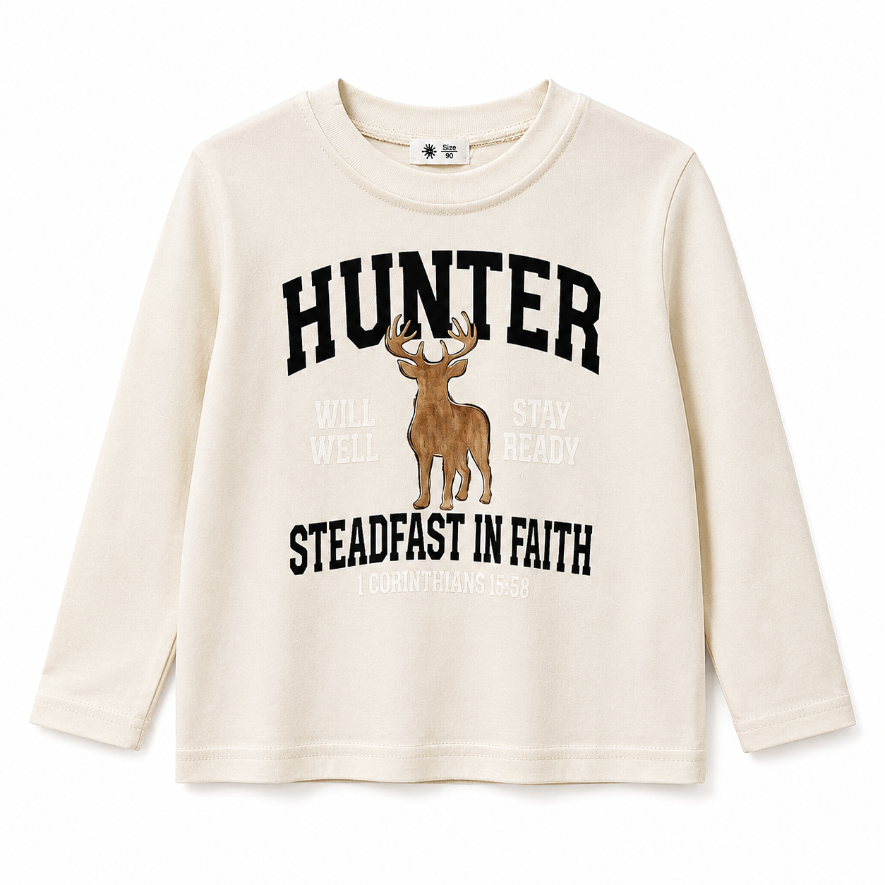 Steadfast in Faith Hunter Long Sleeve Tee