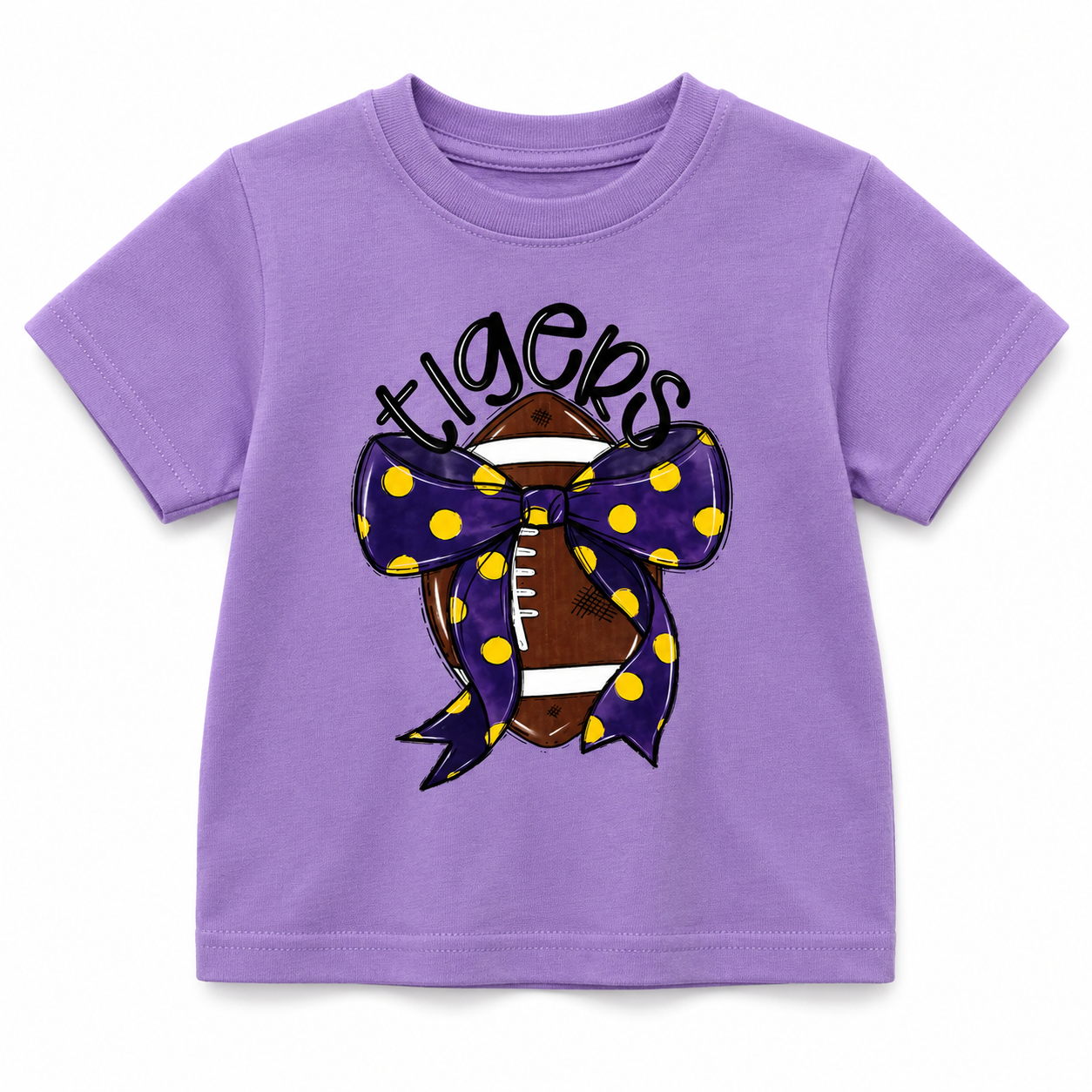 Touchdown Tigers Bow Graphic Tee