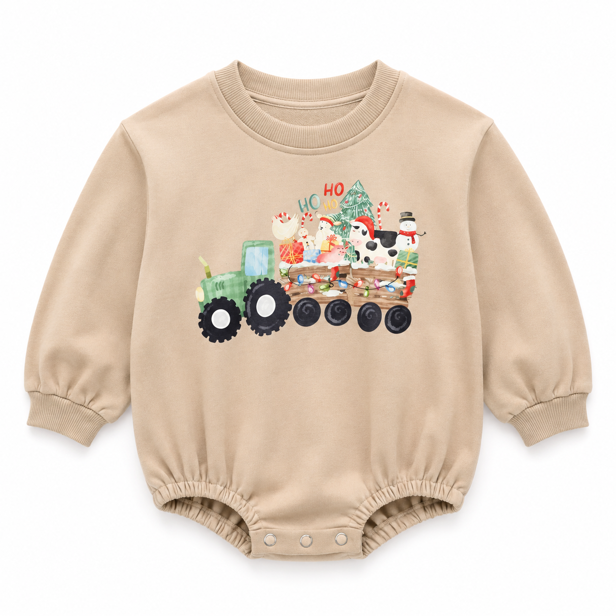 Christmas on the Farm Organic Cotton Bubble