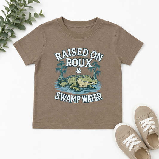 Raised on Roux & Swamp Water Graphic Tee