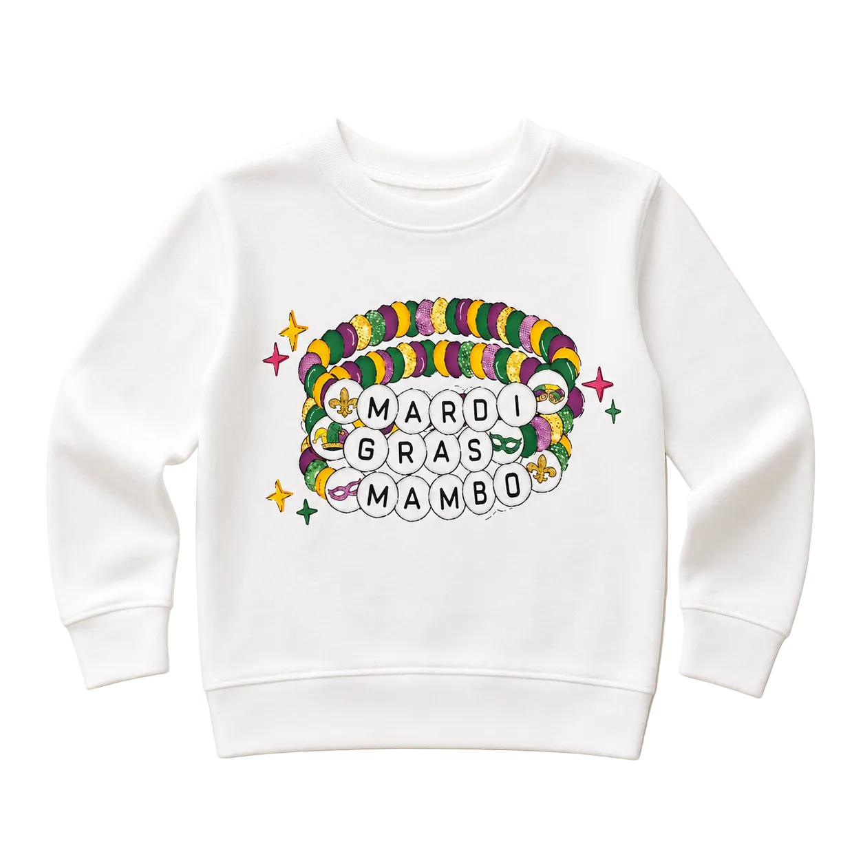 Mardi Gras Mambo Era Crewneck Pullover