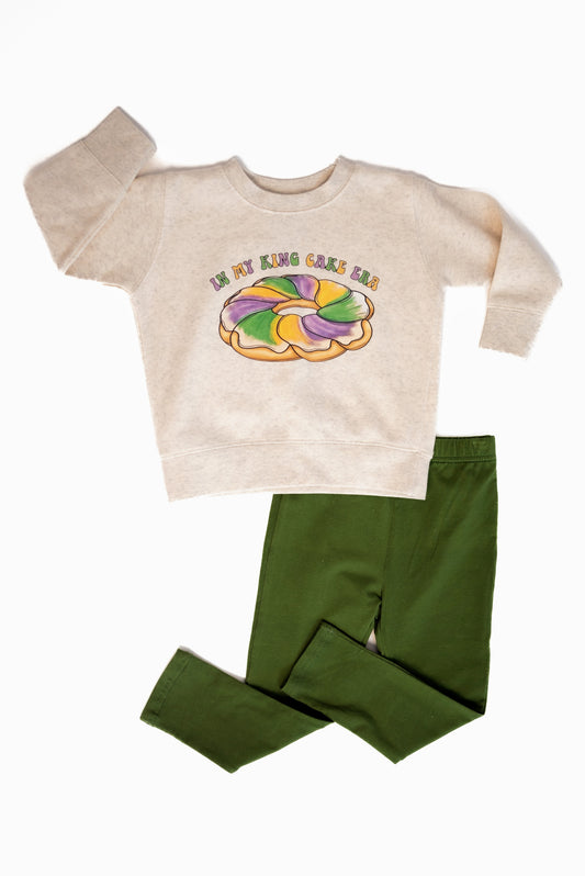 In My King Cake Era Mardi Gras Crewneck