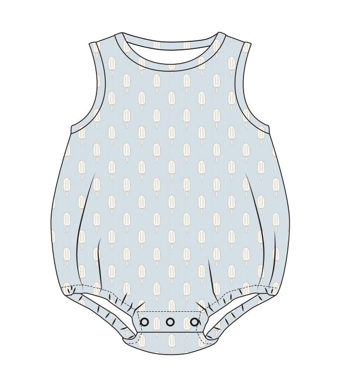 Surfside Sleeveless Bubble | Seaside Sweets | Blue