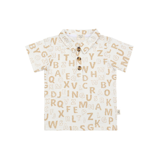 A B C U Later Short Sleeve Polo
