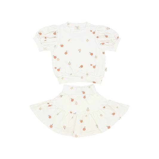 Apple Of My Eye Twirl & Whirl Skirt Set