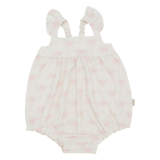 Seaside Ruffle Bubble| Palm Daze | Pink