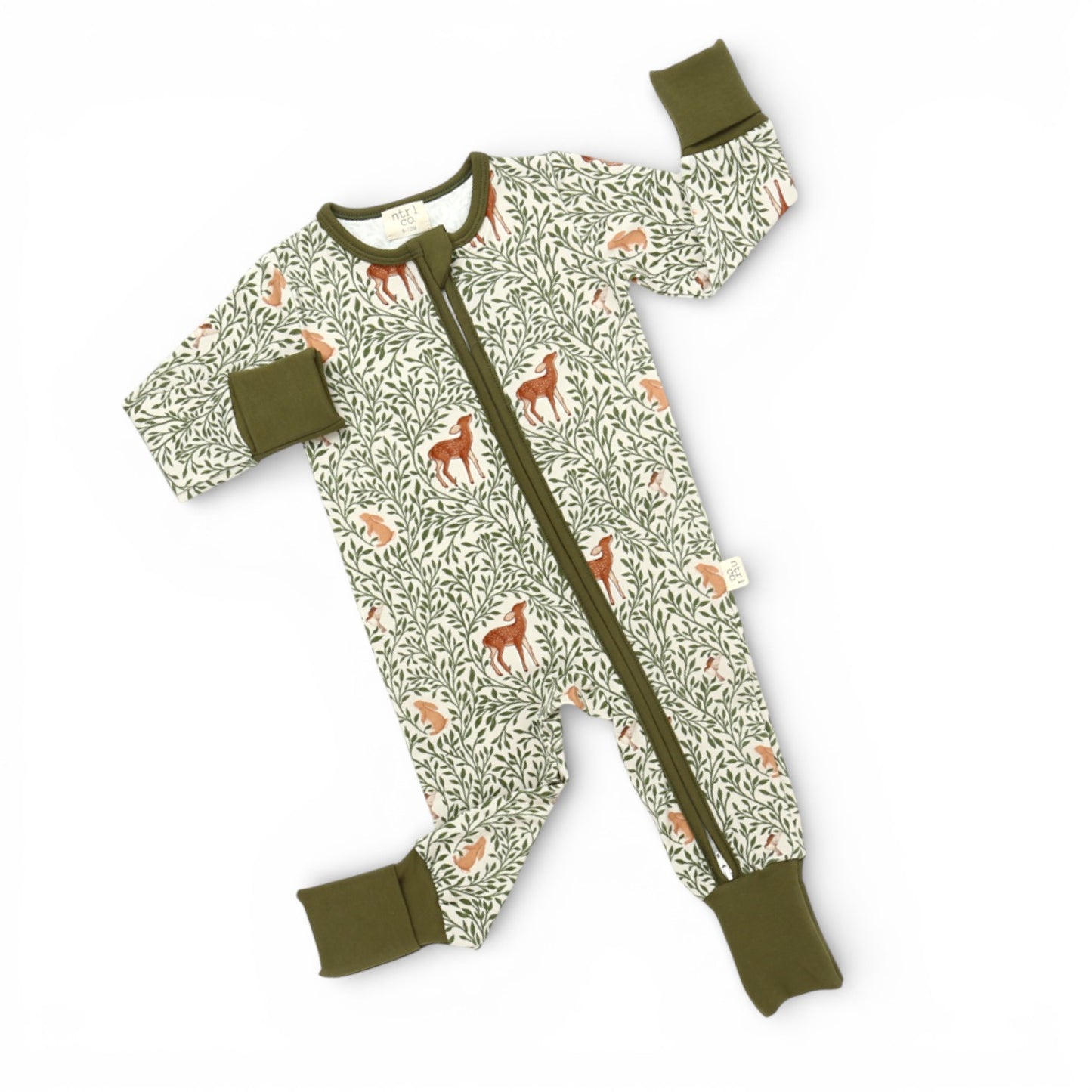 Woodland Whimsy Double Zippy Pajamas
