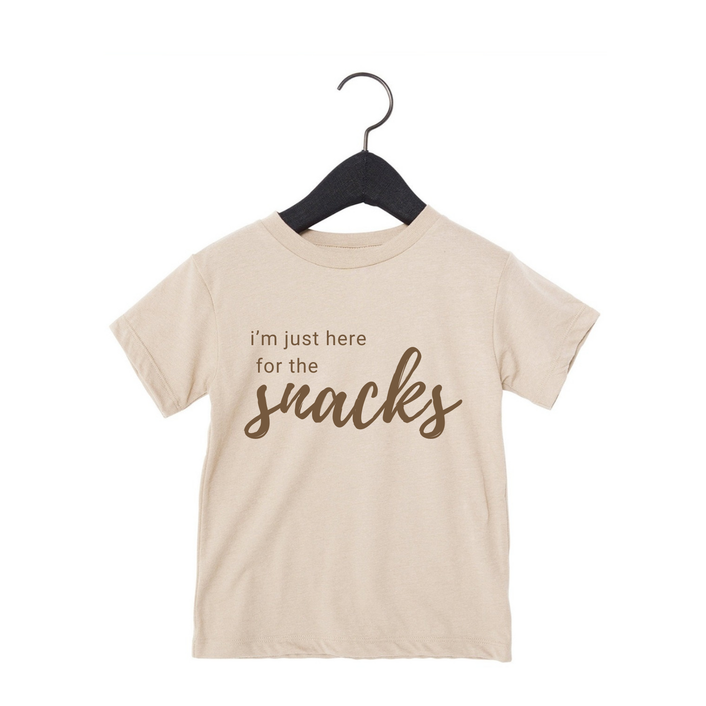 Just Here For The Snacks Graphic Short Sleeve Tee