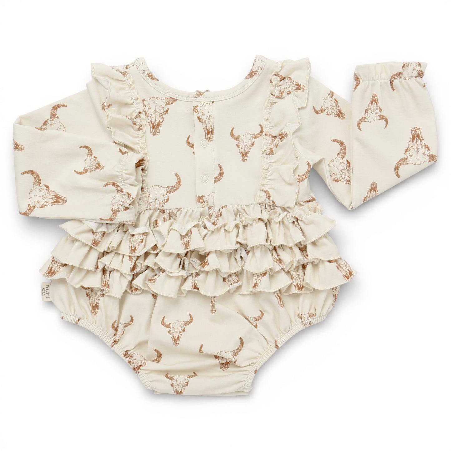 Little Longhorns Timeless Ruffle Bubble