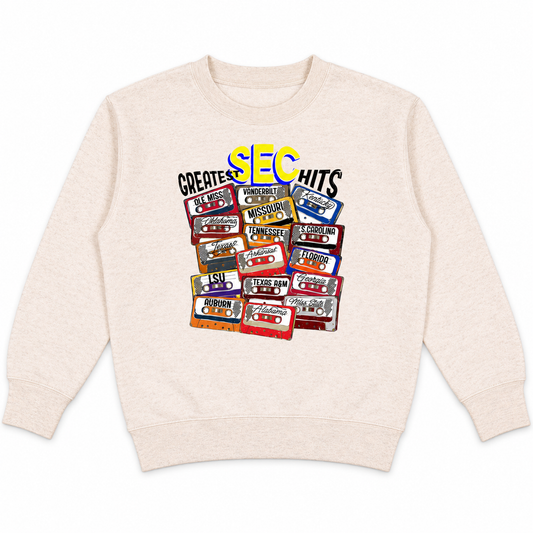 SEC GREATEST HITS CREWNECK PULLOVER