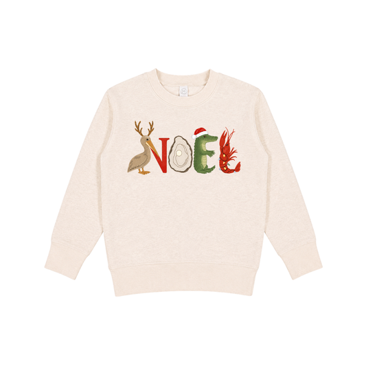 Bayou Noël Kids’ Christmas Graphic Crewneck Sweatshirt