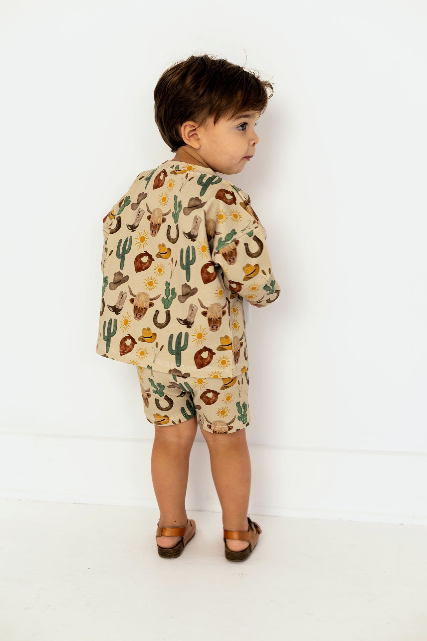 Wild West Sweatsuit Short Set