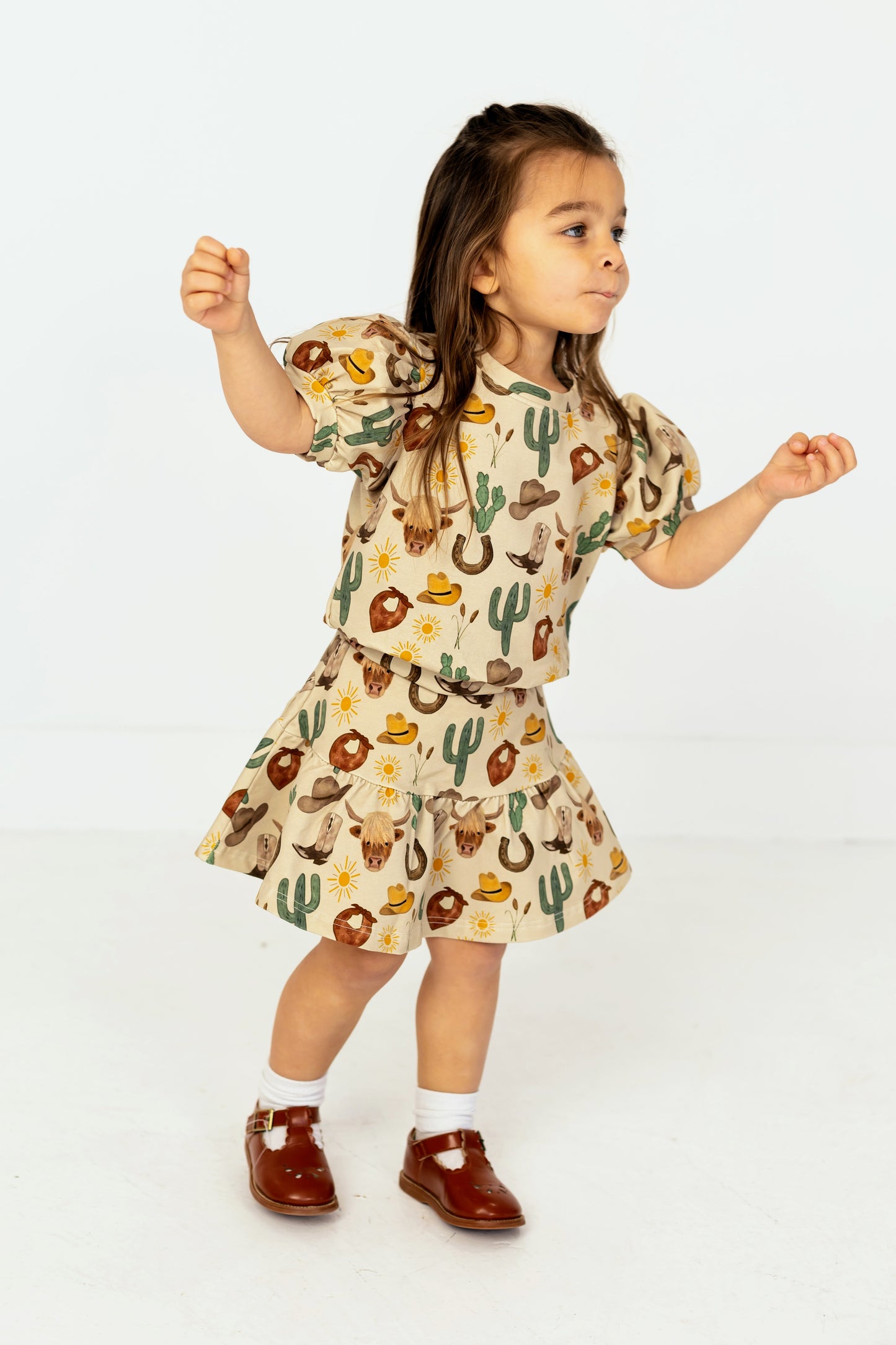 Wild West Twirl & Whirl Skirt Set