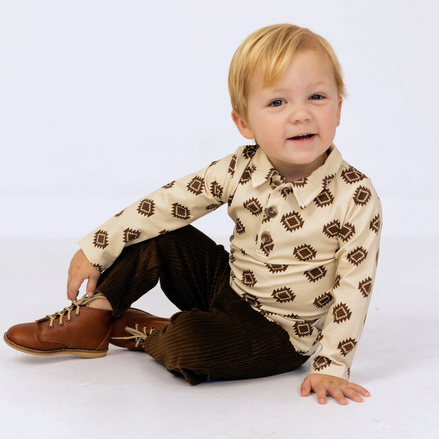 Adobe Long Sleeve Polo