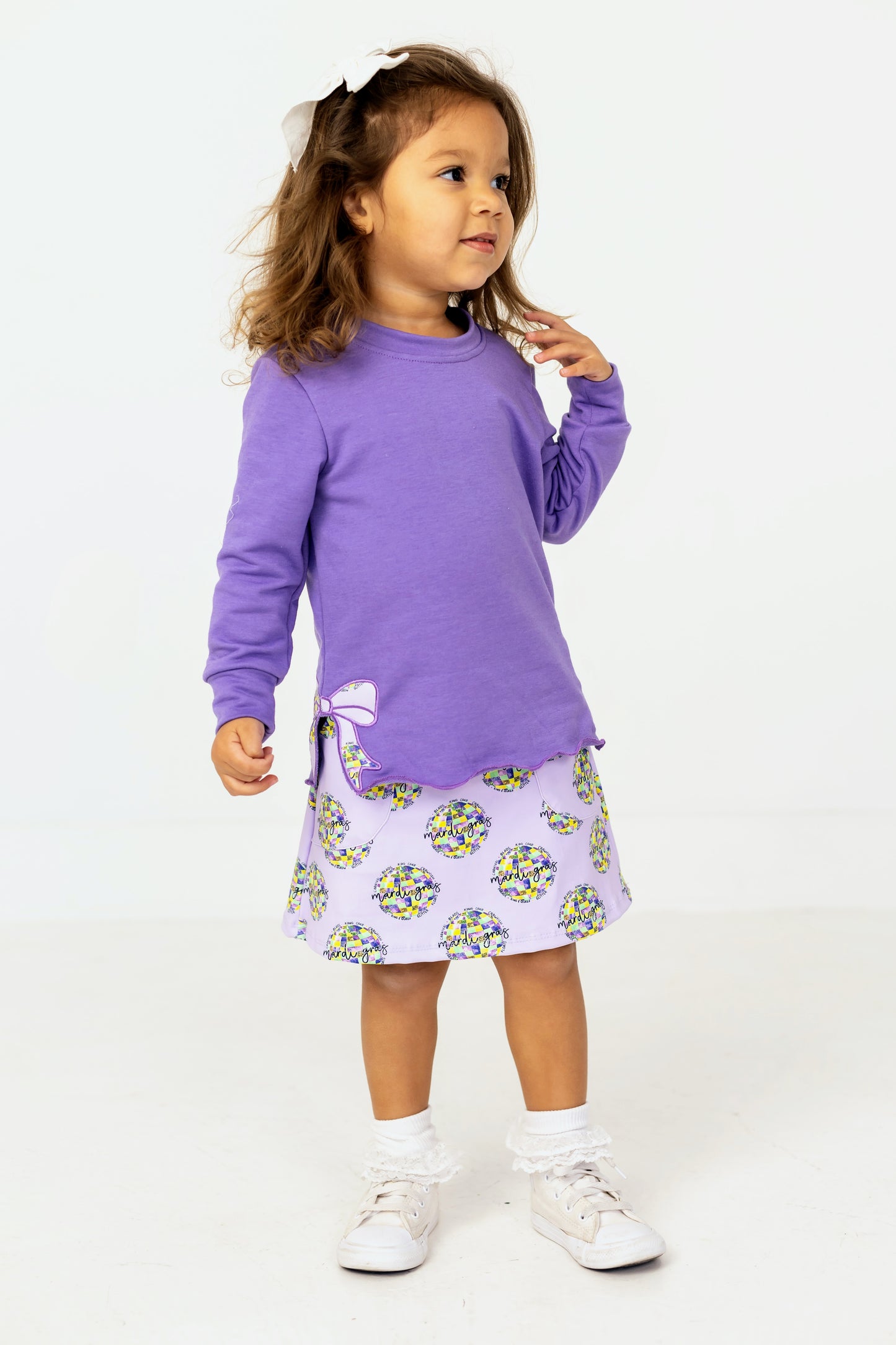 Mardi Gras Groove Skort Set