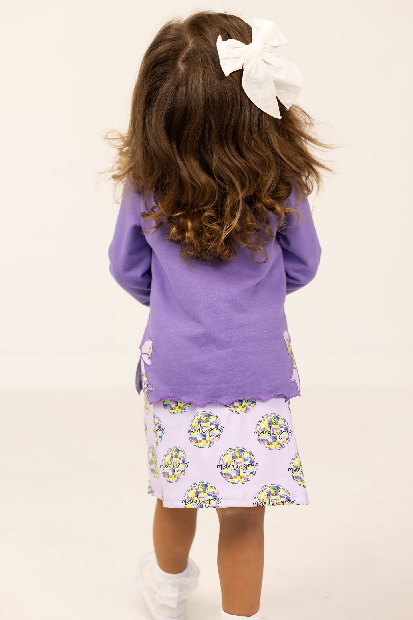 Mardi Gras Groove Skort Set