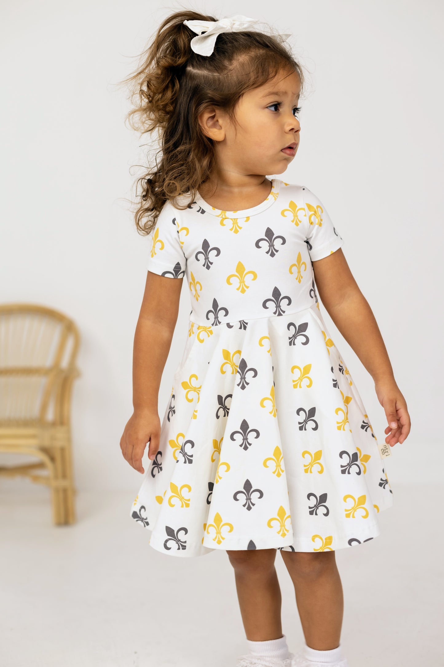 Who Dat Twirl Dress Set