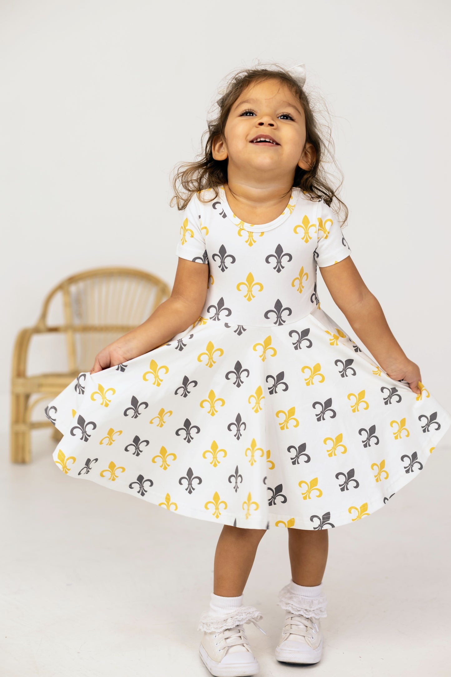 Who Dat Twirl Dress Set