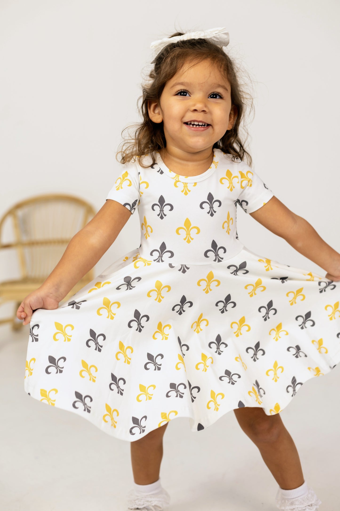 Who Dat Twirl Dress Set