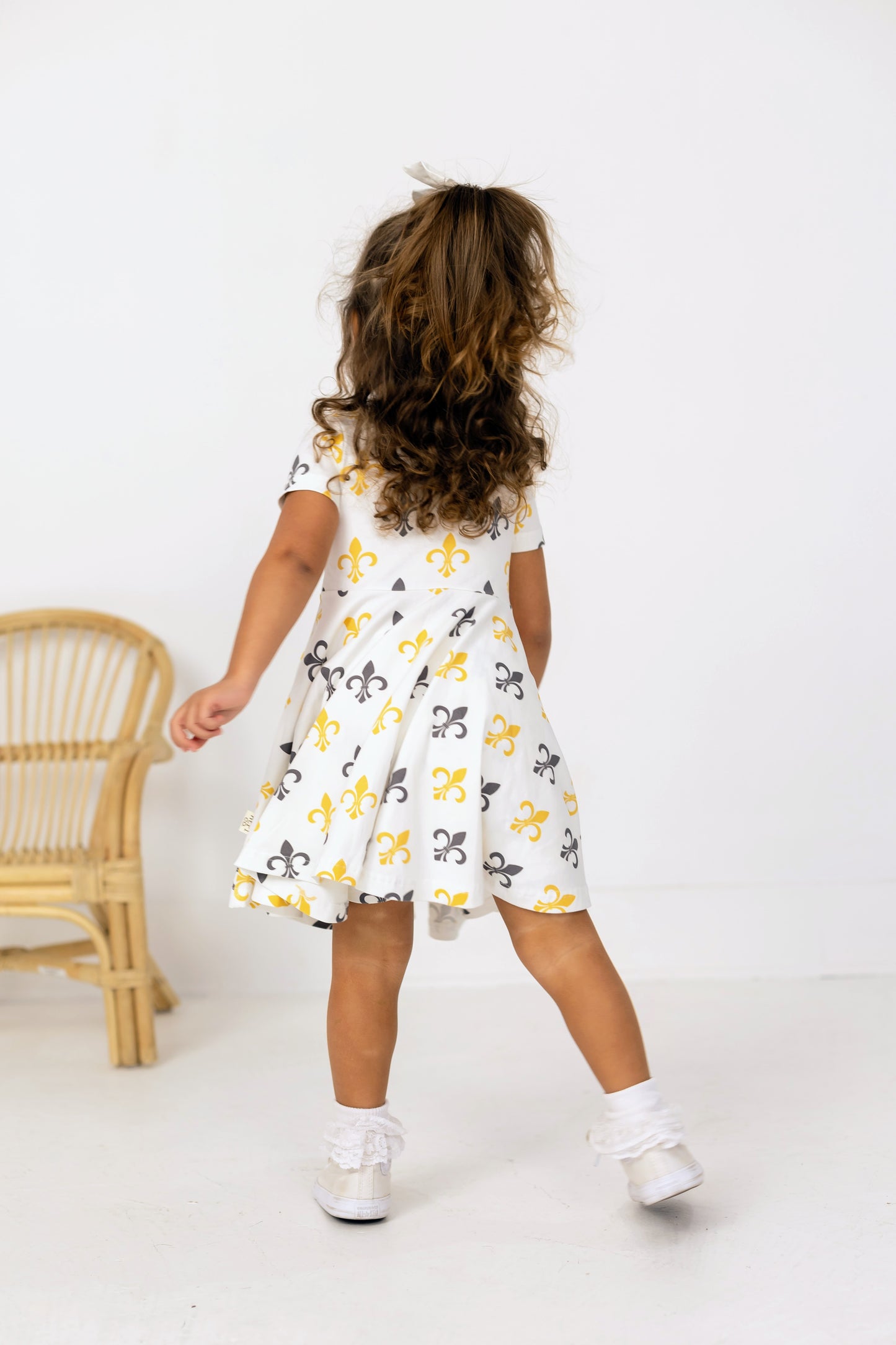 Who Dat Twirl Dress Set