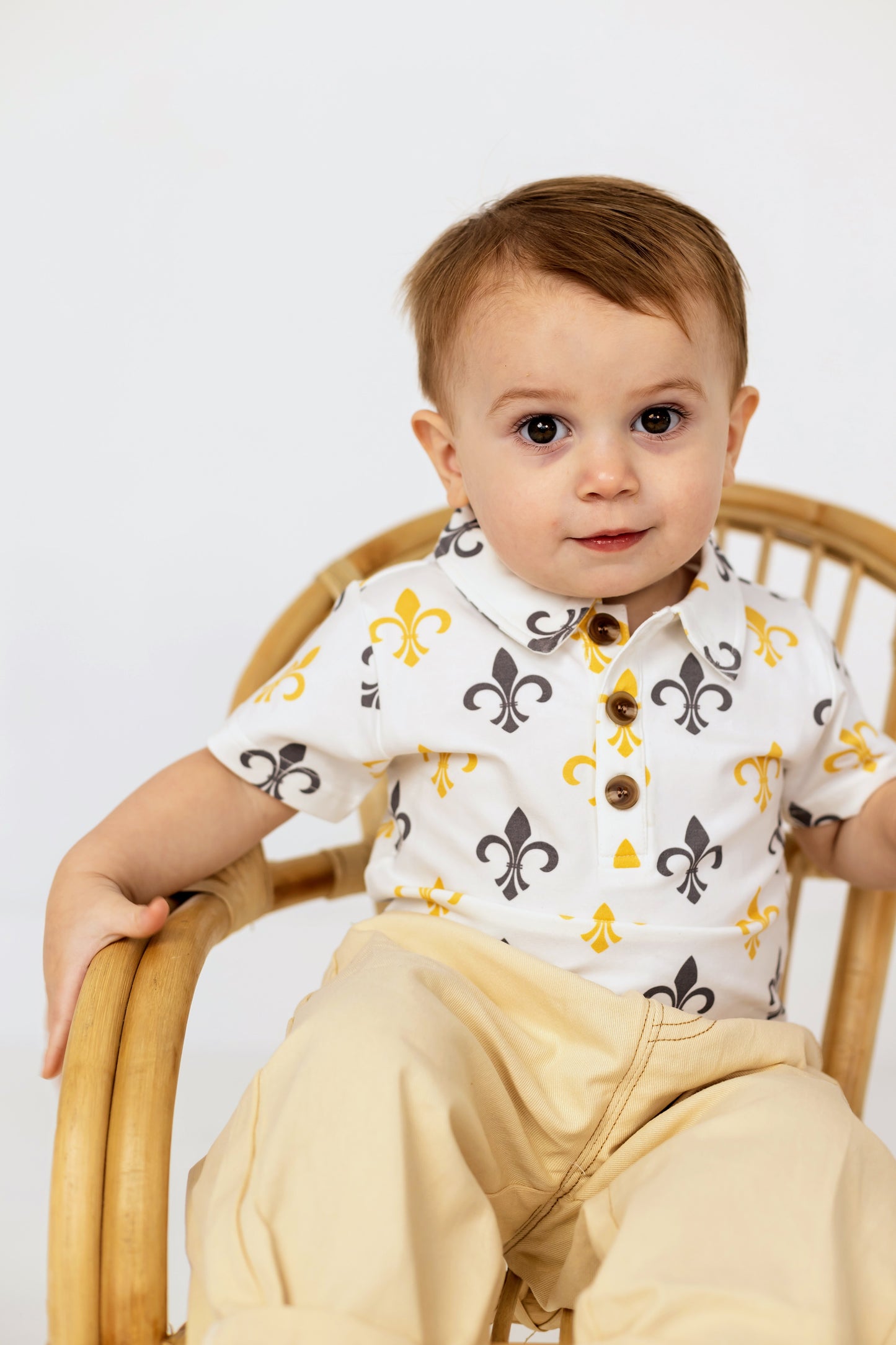 Who Dat Short Sleeve Polo