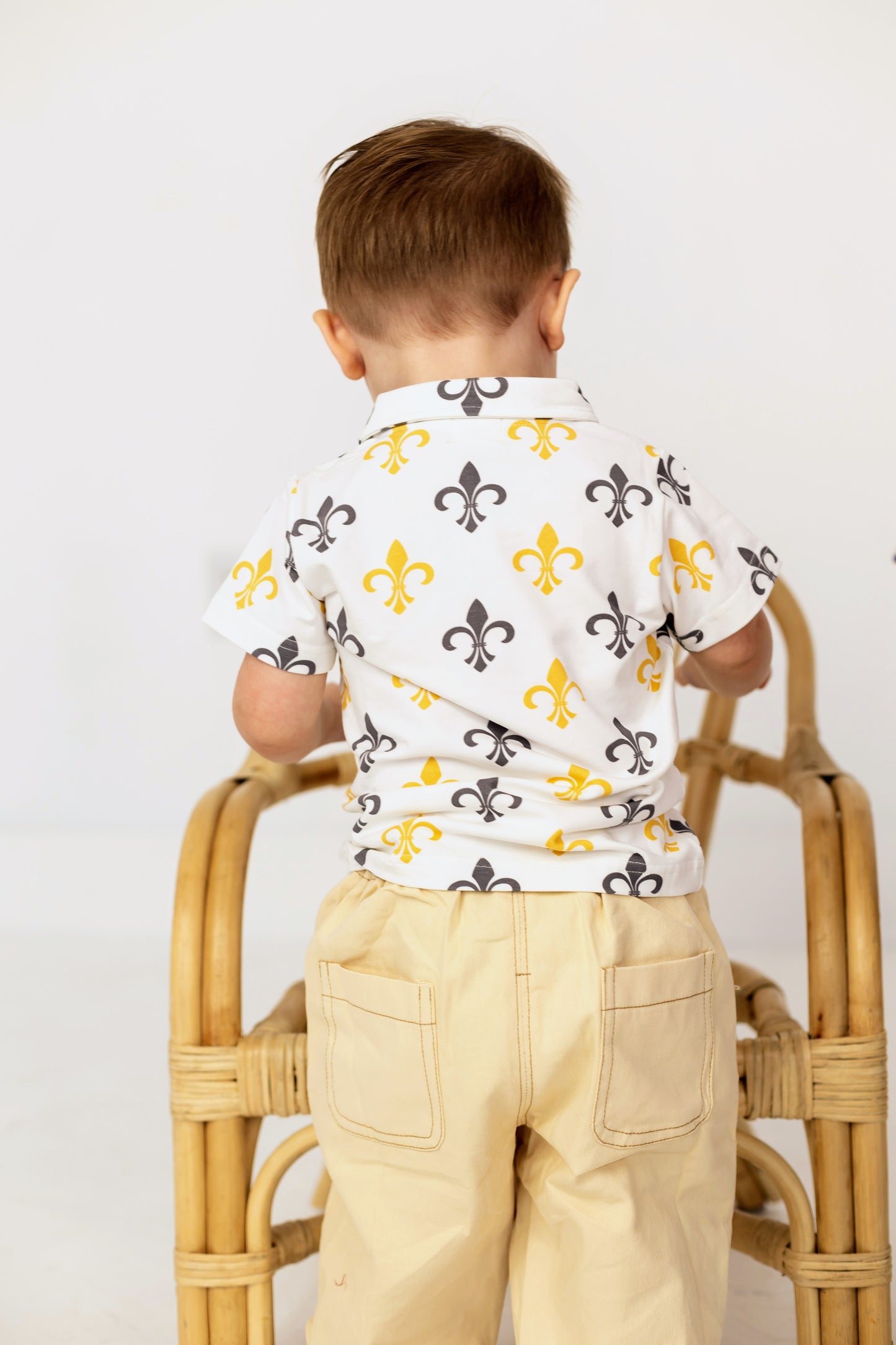 Who Dat Short Sleeve Polo