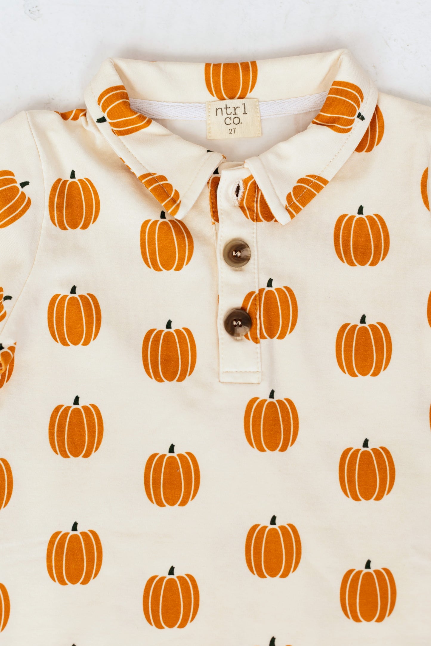Lil' Pumpkin Long Sleeve Polo