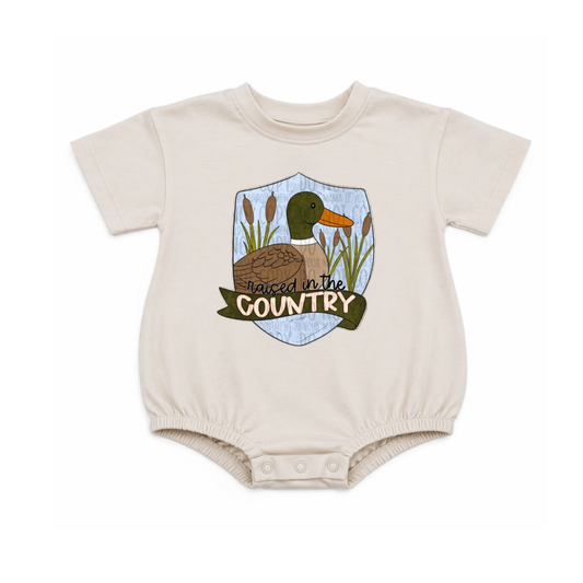Raised in the Country Mallard Graphic Bubble