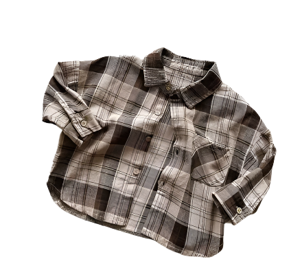 Button Up Flannel in Alpine Heritage Plaid