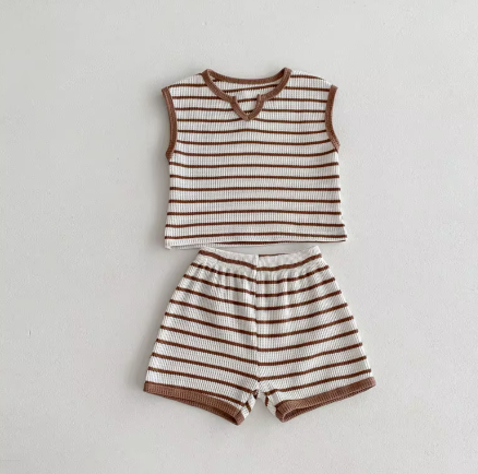 Blake Striped Short Set