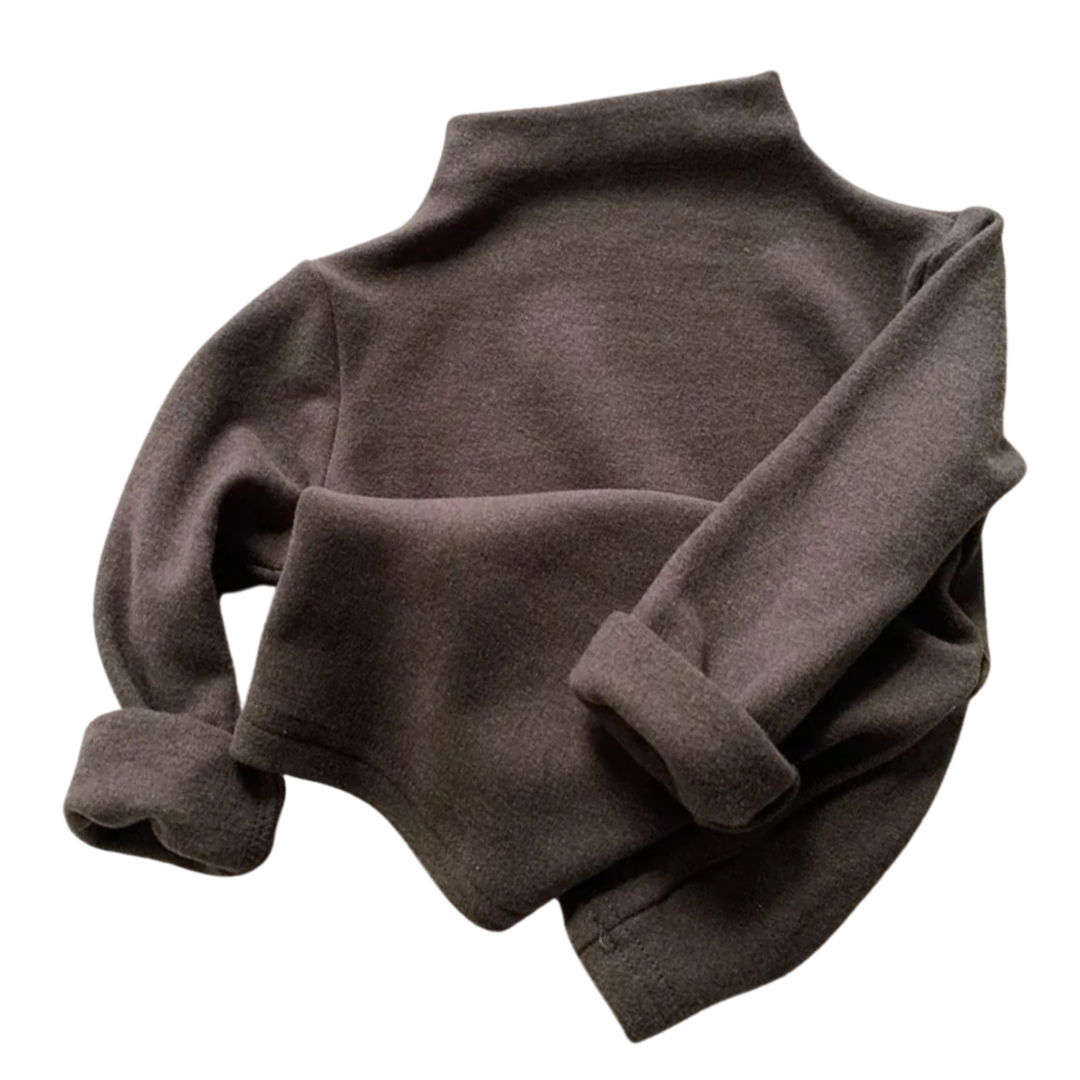 Max Mock Turtleneck | Dark Brown