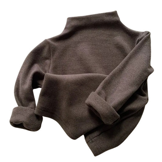 Max Mock Turtleneck | Dark Brown