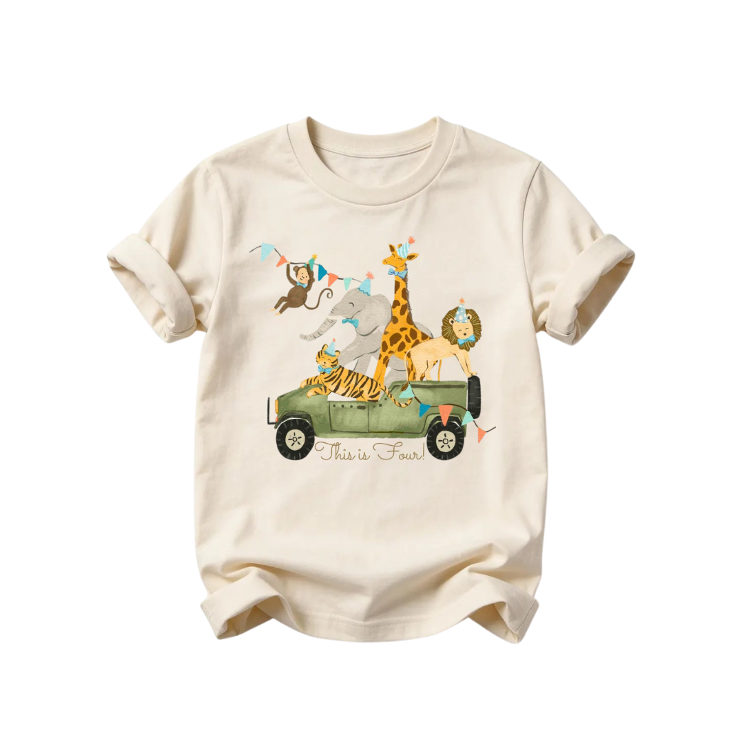 Party Animals Birthday Graphic Tee