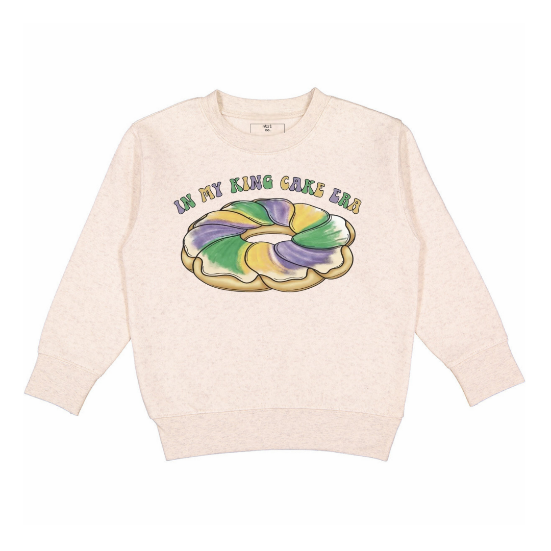 In My King Cake Era Mardi Gras Crewneck